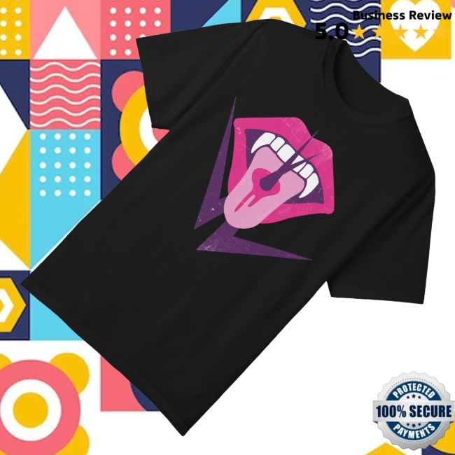 Amc Shop Merch The Vampire Lestat Tongue And Fangs Logo T Shirt