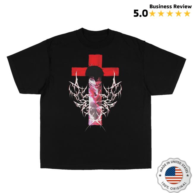 Anarchist Sanctuary Merch Shop Store Cross Tee Shirt
