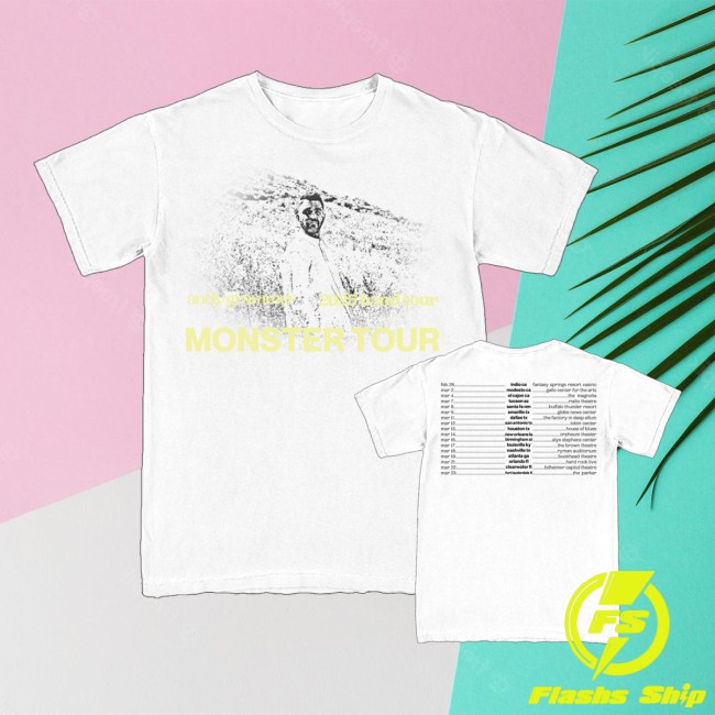 Andy Grammer Store Merch Monster Tour Shirt