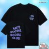 Anti Social Social Club Merch Shop Store Chaos Premium Tee Black