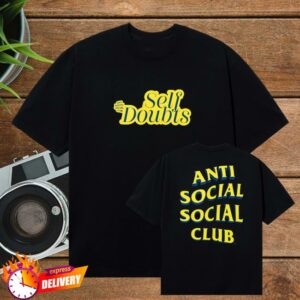 Anti Social Social Club Merch Shop Store I Doubt It Premium Tee Black