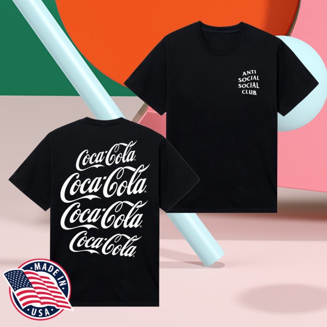 Anti Social Social Club Merch Store Assc Coca-Cola Drink Tee Black 4 Anti Social Social Club Merch Store Assc Coca-Cola Drink Tee Black