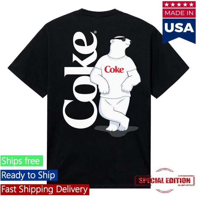 Anti Social Social Club Merch Store Assc Coca-Cola Polar Bear Coke Tee Black 4 Anti Social Social Club Merch Store Assc Coca-Cola Polar Bear Coke Tee Black