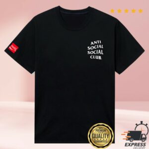 Anti Social Social Club Merch Store Assc Coca-Cola Vending V2 Tee Black