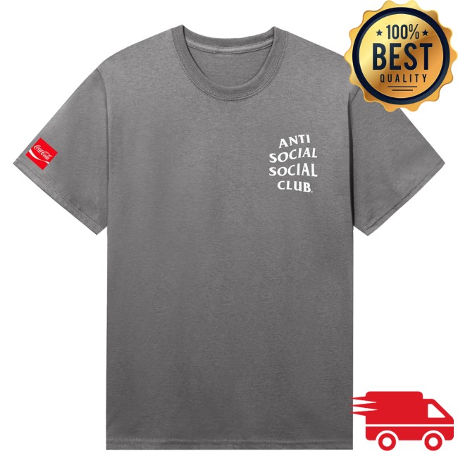 Anti Social Social Club Merch Store Assc Coca-Cola Vending V2 Tee Medium Grey 3 Anti Social Social Club Merch Store Assc Coca-Cola Vending V2 Tee Medium Grey