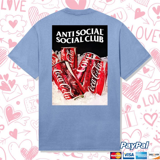 Anti Social Social Club Store Merch Assc Coca-Cola Ice Cold Tee Light Blue 4 Anti Social Social Club Store Merch Assc Coca-Cola Ice Cold Tee Light Blue