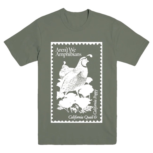 Aren't We Amphibians Merch Store Cali Stamp Tee