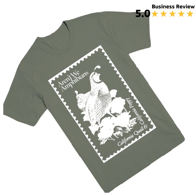 Aren't We Amphibians Store Merch Cali Stamp Shirt