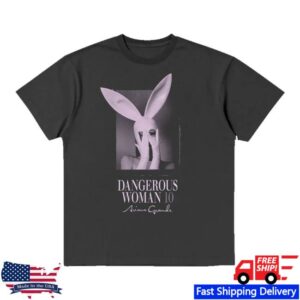 Ariana Grande Merch Shop Store Dangerous Woman 10 Logo T-Shirt