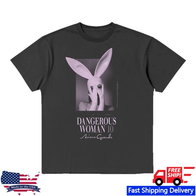 Ariana Grande Merch Dangerous Woman 10 Logo Shirt