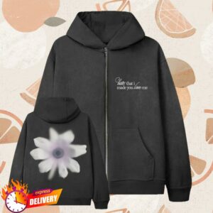 Ariana Grande Merch Shop Store Hate That I Made You Love Me Flower Zip Hoodie