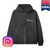 Ariana Grande Merch Store Hate That I Made You Love Me Flower Zip Hoodie