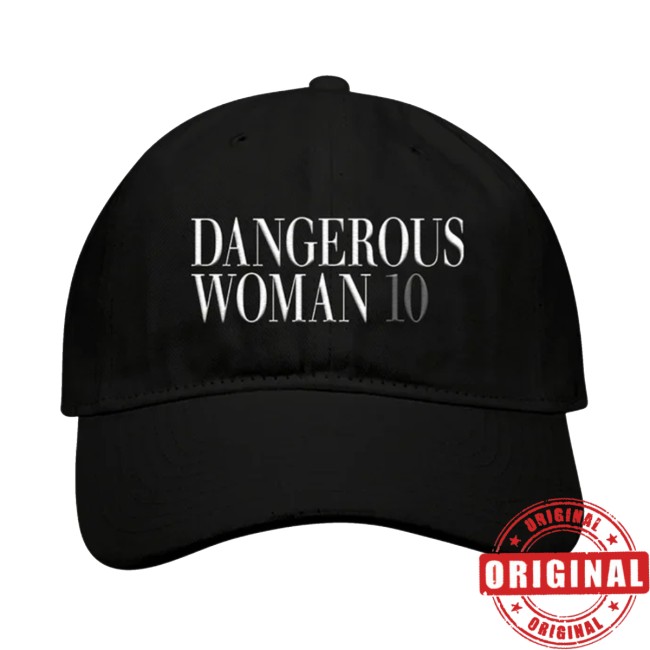 Ariana Grande Store Merch Dangerous Woman 10 Hat (Black)
