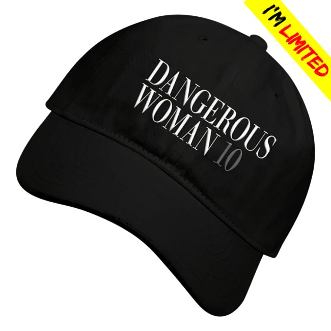 Ariana Grande Store Merch Dangerous Woman 10 Hat Black