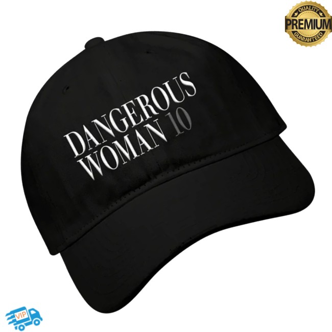 Ariana Grande Store Merch Dangerous Woman 10 Hat (Black)