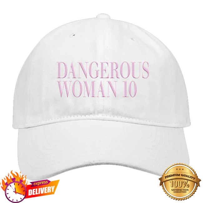 Ariana Grande Store Merch Dangerous Woman 10 Hat White