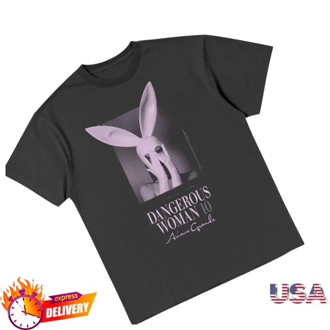 Ariana Grande Store Merch Dangerous Woman 10 Logo Shirt