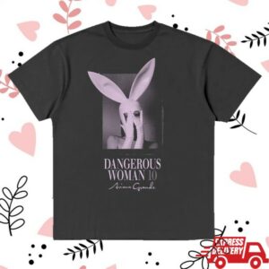 Ariana Grande Store Merch Dangerous Woman 10 Logo T-Shirt