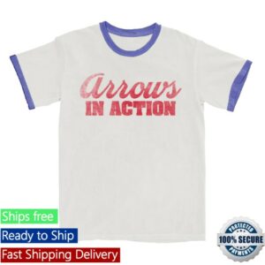 Arrows In Action Store Merch Script Ringer Tee