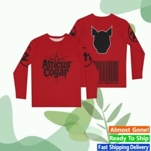 Atticus Cogar Store Merch Atticus Cogar's Red Iowa Long Sleeve Shirt