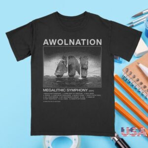Awolnation Merch Megalithic Symphony 15Th Anniversary Tee Shirt