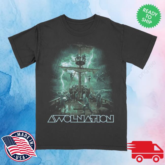 Awolnation Merch Shiprocked Tee Shirt