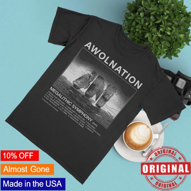 Awolnation Merch Store Megalithic Symphony 15Th Anniversary Tee