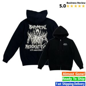 Babymetal Merch Store Metal Outbreak Zip-Up Hoodie