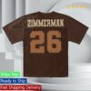 Bailey Zimmerman Store Merch Dnsr 26 Brown Jersey