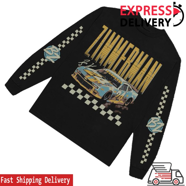 Bailey Zimmerman Store Merch Racecar Black Long Sleeve