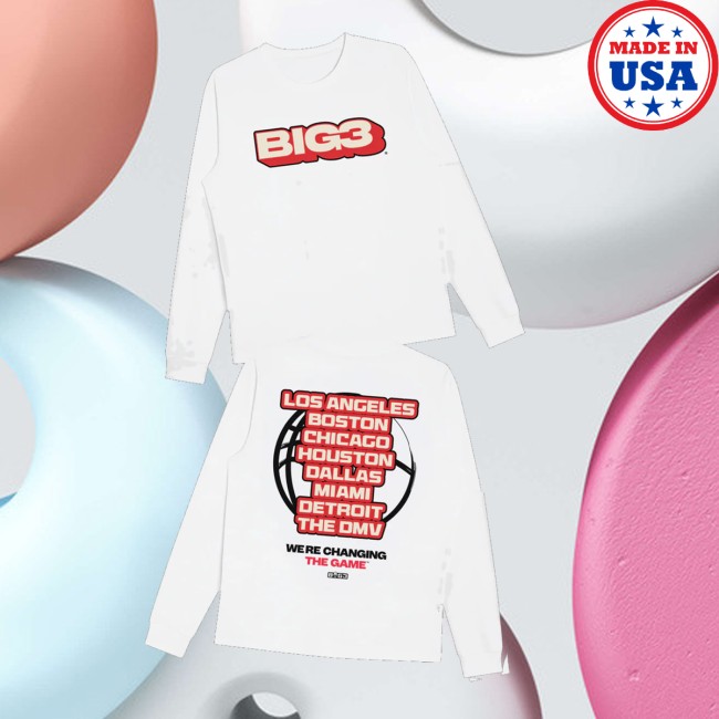 Big3 Store Merch Big3 9Th Wonder In The Summer Long Sleeve White