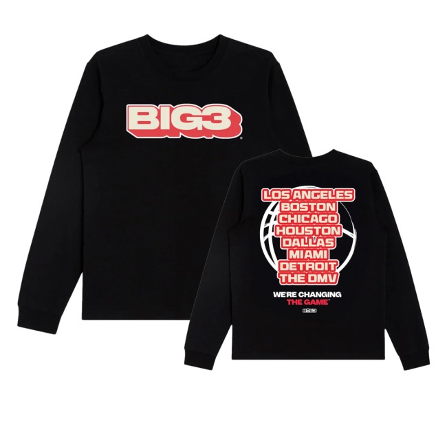 Big3 Store Merch Big3 9Th Wonder In The Summer Long Sleeve Black