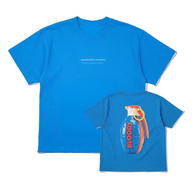 Bloody Sunday Store Merch Frag Shirt Blue