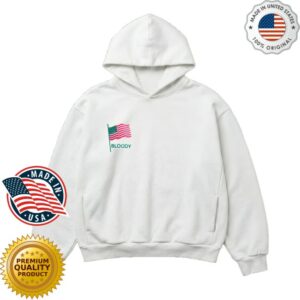Bloody Sunday Store Merch I Voted Hoodie White