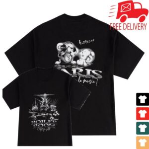 Boiler Room Merch Shop Boiler Room Paris T-Shirt Black