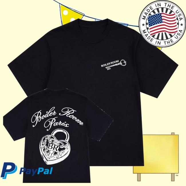 Boiler Room Merch Shop Paris Lovers T-Shirt Black 3 Boiler Room Merch Shop Paris Lovers T-Shirt Black