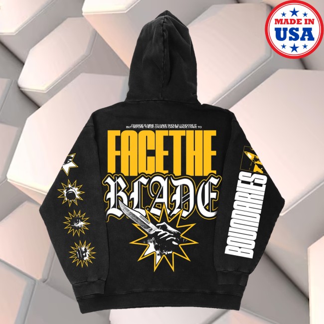 Boundaries Merch Store Face The Blade Hoodie 4 Boundaries Merch Store Face The Blade Hoodie