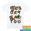 Boys Get Sad Too Merch Store Butterflies Tee White