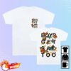 Boys Get Sad Too Merch Store Butterflies Tee White