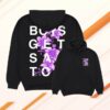 Boys Get Sad Too Merch Store Flower Hoodie Black