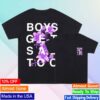 Boys Get Sad Too Merch Store Flower Shirt Black