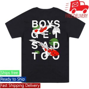 Boys Get Sad Too Merch Store Koi Tee Black