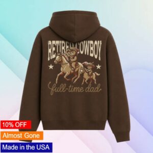 Bussin' With The Boys Store Merch Ftd Retired Cowboy Hoodie