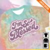Cain Merch Shop Store I'm So Blessed Snowcone Tie Dye T-Shirt