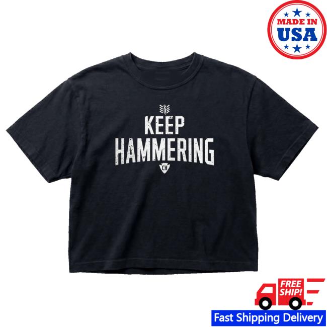 Cameron Hanes Merch Shop Store Keep Hammering Arrow Boxy Crop T-Shirt 2 Cameron Hanes Merch Shop Store Keep Hammering Arrow Boxy Crop T-Shirt