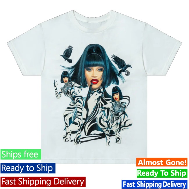 Cardi B Store Merch Crows Photo Shirt