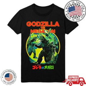 Cavitycolors Merch Store Godzilla Vs. Megalon Retro Showdown T-Shirt