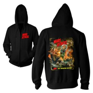Cavitycolors Merch Store Mars Attacks Legacy Zip Up Hoodie