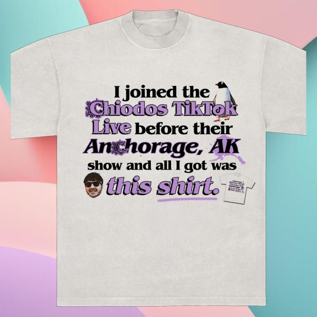 Chiodos Merch Store I Joined The Chiodos Tiktok Live Before Their Anchorage, Ak Show And All I Got Was This Shirt Tee 2 Chiodos Merch Store I Joined The Chiodos Tiktok Live Before Their Anchorage, Ak Show And All I Got Was This Shirt Tee