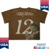 Chris Brown Merch Store Brown Album Boxy Football Jersey
